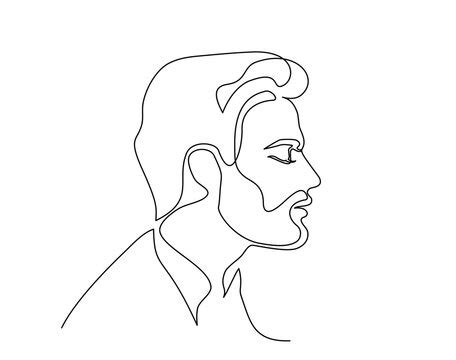 Share more than 82 man face sketch outline super hot - seven.edu.vn