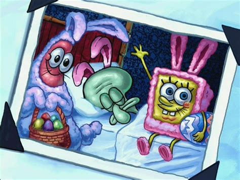 Image - Picture Of Patrick, Squidward Sleeping, & Spongebob On Easter.jpg - Encyclopedia ...