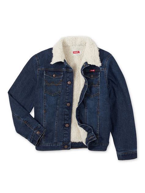 Wrangler Sherpa Lined Denim Jacket - seensociety.com