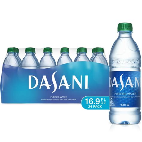 DASANI Purified Water Bottles Enhanced with Minerals, 16.9 fl oz, 24 Pack - Walmart.com ...