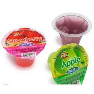 Fruzel Assorted Natural Fruit Juice Jelly Cups 51 Ounces