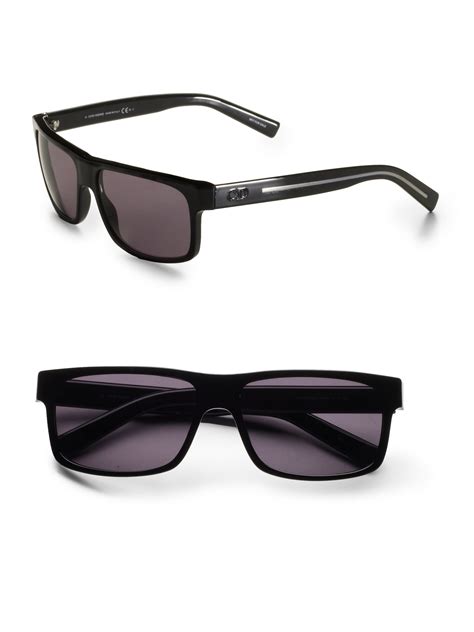 Dior homme Wayfarer Sunglasses in Black for Men | Lyst