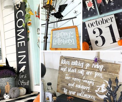 DIY Halloween Signs | My Nourished Home