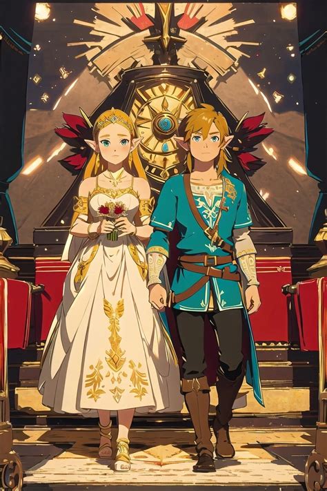 ArtStation - Zelda and Link's wedding