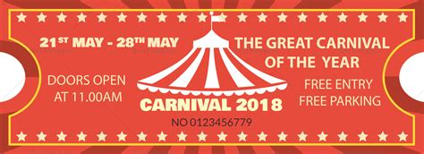 Carnival Tickets Printable - Printable Templates