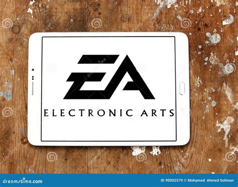 EA, electronic arts logo editorial stock image. Image of makers - 90002579