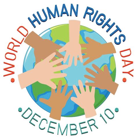 Free Vector | World Human Rights Day Poster Design