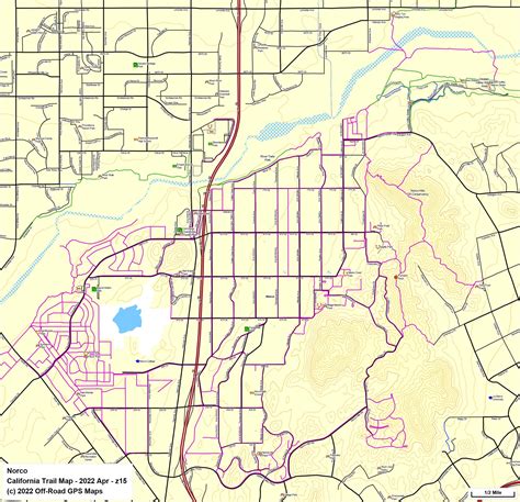 Norco - California Trail Map