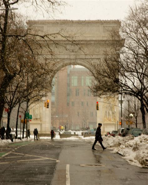 Washington Square Park New York NY // Winter NYC NYC - Etsy