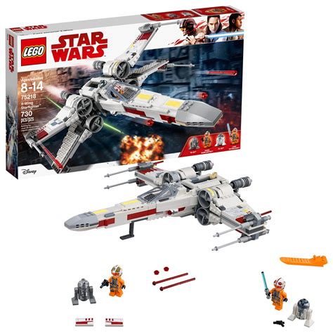 Buy LEGO Star Wars X-Wing Starfighter 75218 Star Wars Building Kit (731 Pieces) (Discontinued by ...