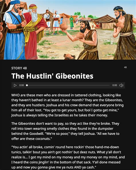 The Gibeonites Offer Joshua Coconuts : r/exjw