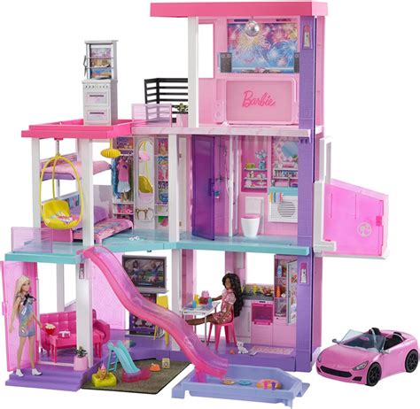 Barbie 60th Celebration Dreamhouse house with 2 exclusive dolls - YouLoveIt.com