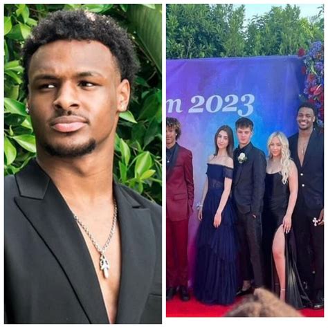 Photos: Bronny James poses with his girlfriend for Prom 2023