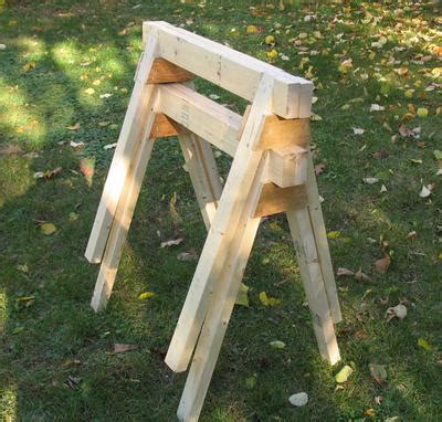 Stackable sawhorse plans