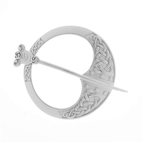 Silver Classic Tara Brooch - Celtic Brooch