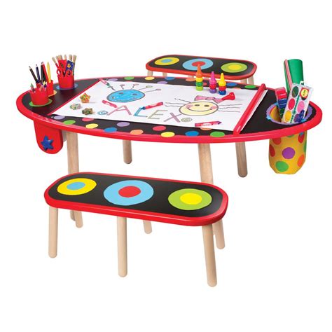 Artist Studio Super Art Table with Paper Roll Play Set Childrens Kids ...