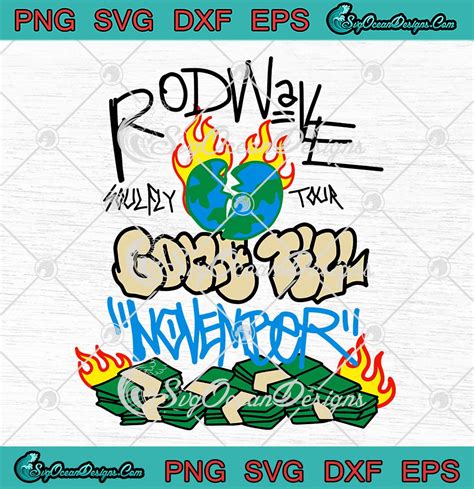 Rod Wave Soulfly Tour SVG, Gone Till November SVG, Rod Wave Rapper SVG ...