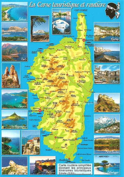 MY POSTCARD-PAGE: FRANCE ~Corsica - Map