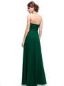 Elegant Emerald Green Chiffon Bridesmaid Dresses With Lace Bodice | Vampal Dresses