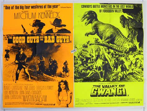 Good Guys And The Bad Guys / The Valley Of Gwangi - Original Cinema ...