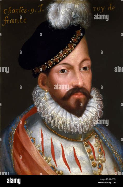 Portrait of Charles IX Charles IX 1550 – 1574 King of France French Stock Photo - Alamy