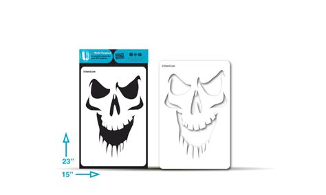 Halloween Skull Stencil - The Multipurpose | U-Stencil - A Stencil Universe