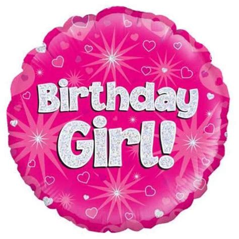 Balloons Birthday Girl Foil Balloon