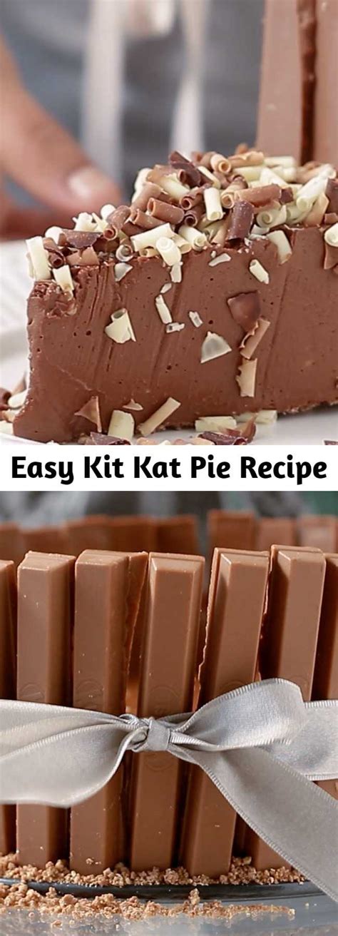 Easy Kit Kat Pie Recipe – 9am Chef