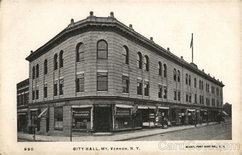 City Hall Mount Vernon, NY Postcard