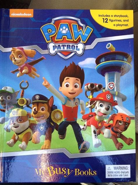 Nick Jr Paw Patrol My Busy Books Mini figures!! Ryder Zuma Skye Book & Playmat!! | #1725937754