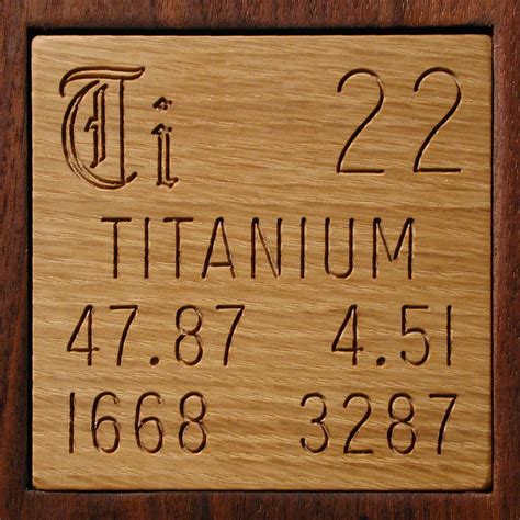 Facts, pictures, stories about the element Titanium in the Periodic Table