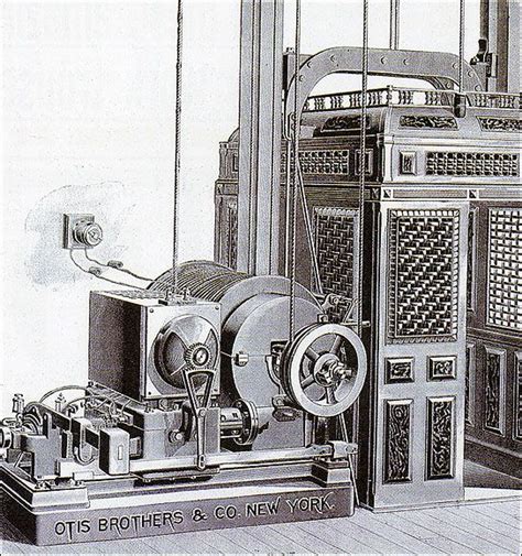 Jan. 15, 1861, the steam elevator is patented by Elisha Otis. | Otis elevator, Elevator design ...