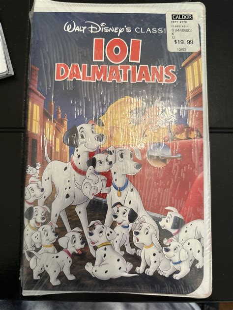 RARE Disney 101 Dalmatians Black Diamond VHS Tape Sealed | eBay