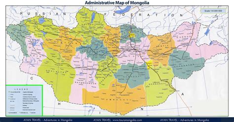 Maps of Mongolia - Horseback Mongolia