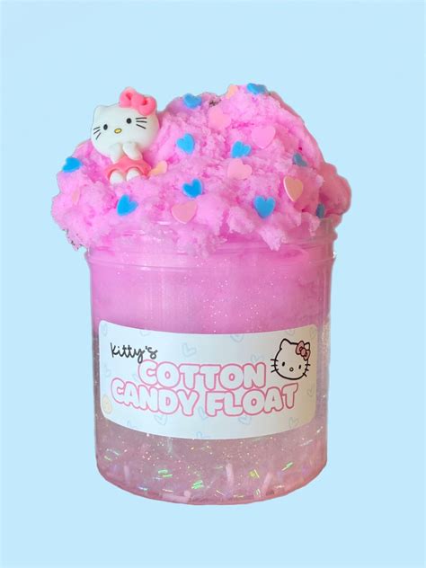 Hello Kitty Slime, Cloud Slime, Hello Kitty Charms, Clear Slime, Hello Kitty Cotton Candy Float ...