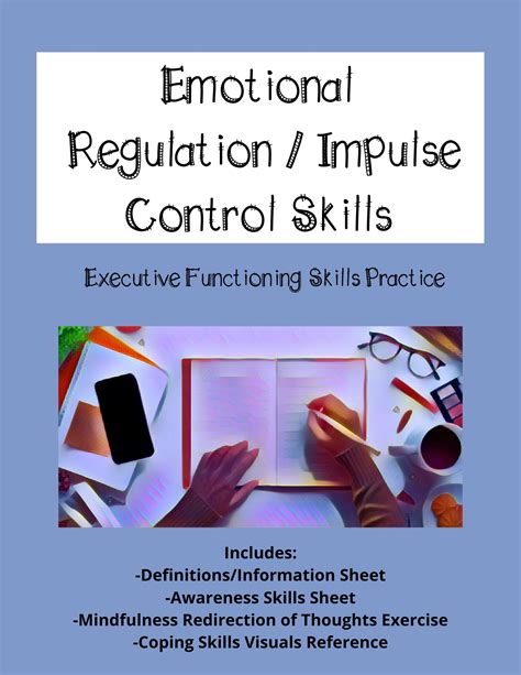 Executive Functioning - Emotional Regulation Impulse Control ADHD HS skills ADD | Made By Teachers