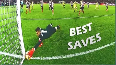 Best goalkeeper saves in Football - YouTube