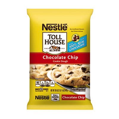 Nestlé® Toll House® Refrigerated Chocolate Chip Cookie Bar Dough ...