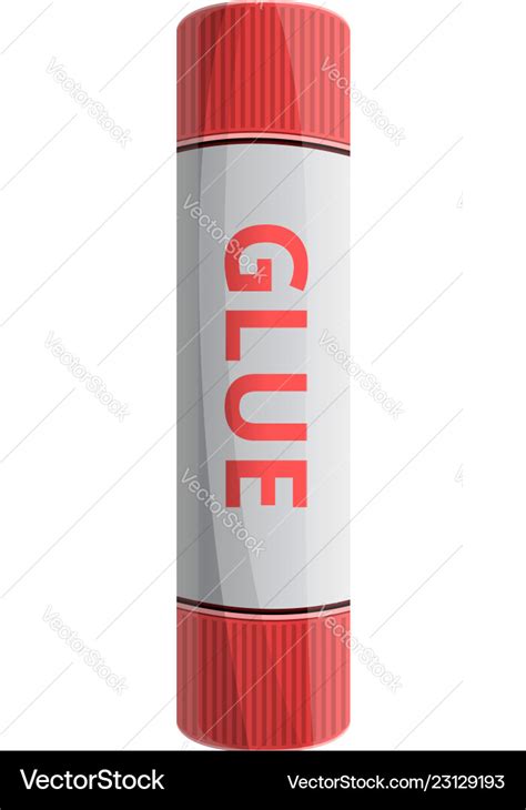 Glue stick icon cartoon style Royalty Free Vector Image