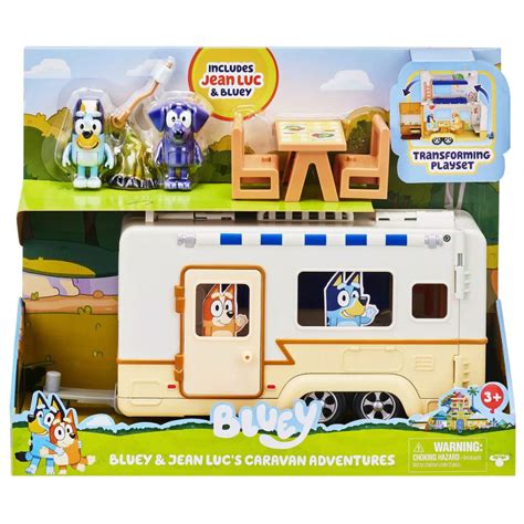 Bluey & Jean Luc's Caravan Adventure Playset - Bluey Official Website