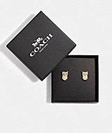 Pavé Owl Stud Earrings | COACH®