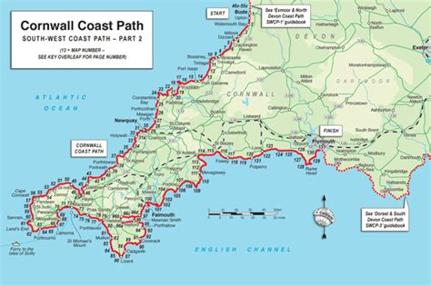 South Coast Of Cornwall Map - Spring Semester 2024