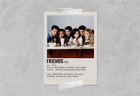 Friends Poster Friends Tv Series Poster Sitcom Poster - Etsy