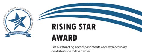 Rising Star Awards - Center of Excellence for Homeland Security-Emergency Management