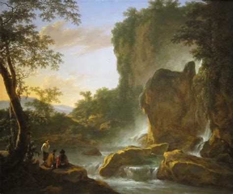 File:'Italianate Landscape with an Artist Sketching from Nature', oil on canvas painting by Jan ...