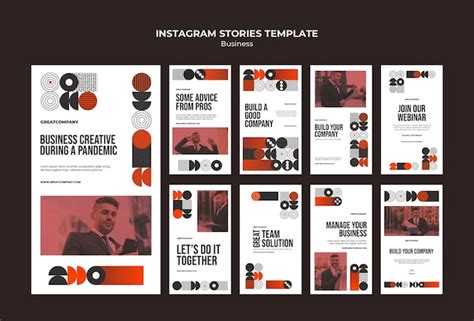 Free PSD | Business instagram stories