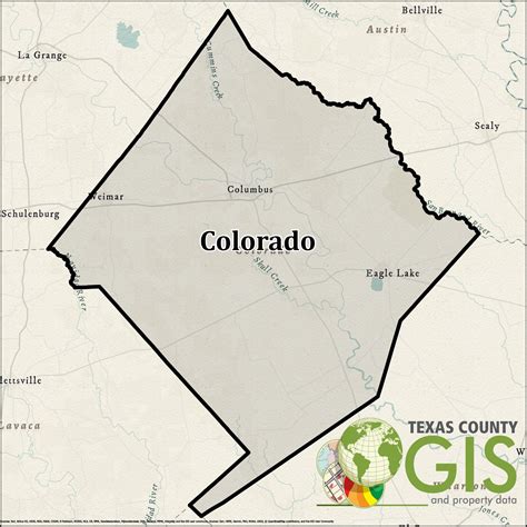 Colorado County GIS Shapefile and Property Data - Texas County GIS Data