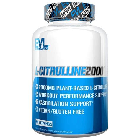 L-Citrulline (Capsules) – EVLUTION NUTRITION