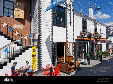 Ashton Lane near Byres Road in Glasgow West End Scotland with ...