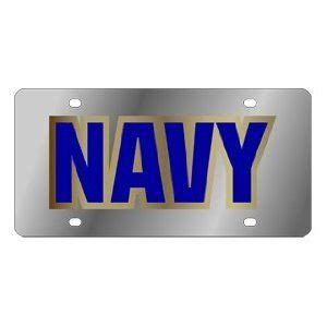 US Navy Stainless Steel License Plate | Us navy, Navy, United states navy